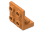 LEGO® Brick: Bracket 1 x 2 - 2 x 2 Up 99207 | Color: Bright Orange