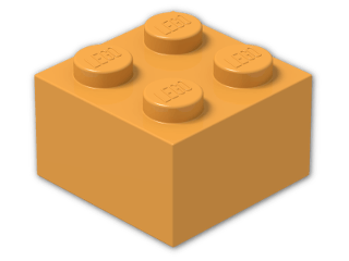 LEGO® Brick Color: Bright Yellowish Orange