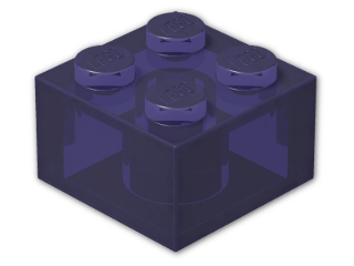 LEGO® Stein Farbe: Transparent Bright Bluish Violet
