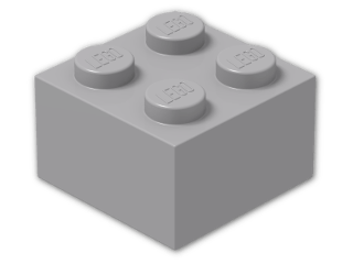 LEGO® Brick Color: Medium Stone Grey