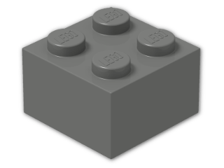 LEGO® Brick Color: Dark Grey