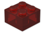 LEGO® Stein Farbe: Transparent Red