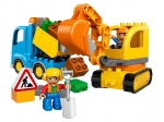LEGO® Duplo Bagger & Lastwagen 10812 erschienen in 2016 - Bild: 1