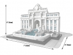 LEGO® Architecture Trevi Fountain 21020 released in 2014 - Image: 3