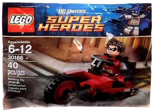 LEGO® DC Comics Super Heroes Robin and Redbird Cycle 30166 released in 2013 - Image: 1