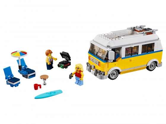 LEGO® Creator Sunshine Surfer Van 31079 released in 2018 - Image: 1