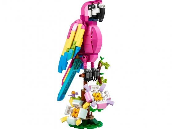 LEGO® Creator Exotischer pinkfarbener Papagei 31144 erschienen in 2023 - Bild: 1