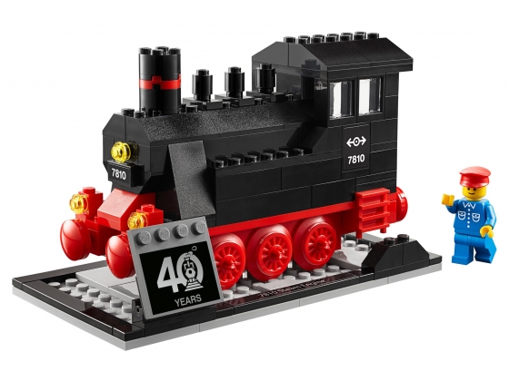 LEGO® Train LEGO® Trains 40th Anniversary Set 40370 released in 2021 - Image: 1