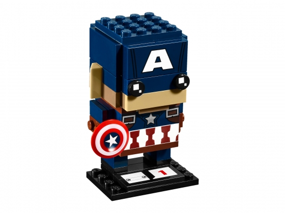 LEGO® BrickHeadz Captain America 41589 released in 2017 - Image: 1