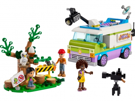 LEGO® Friends Newsroom Van 41749 released in 2023 - Image: 1
