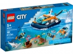 LEGO® City Explorer Diving Boat 60377 released in 2023 - Image: 2