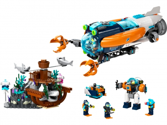 LEGO® City Deep-Sea Explorer Submarine 60379 released in 2023 - Image: 1