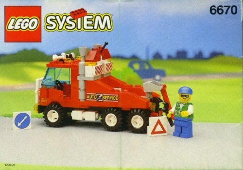 LEGO® Town Rescue Rig 6670 erschienen in 1993 - Bild: 1