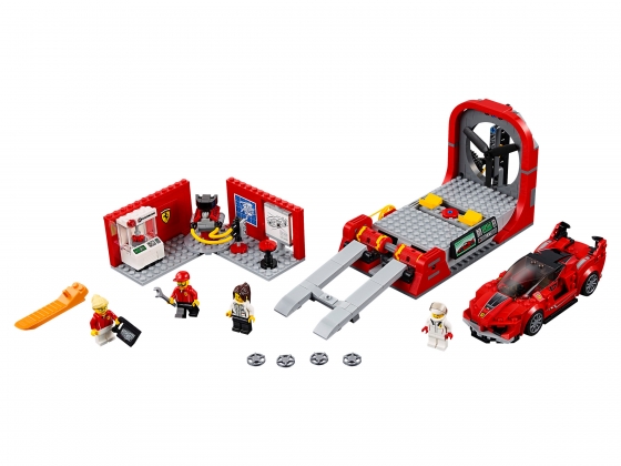 LEGO® Speed Champions Ferrari FXX K & Development Center 75882 released in 2017 - Image: 1