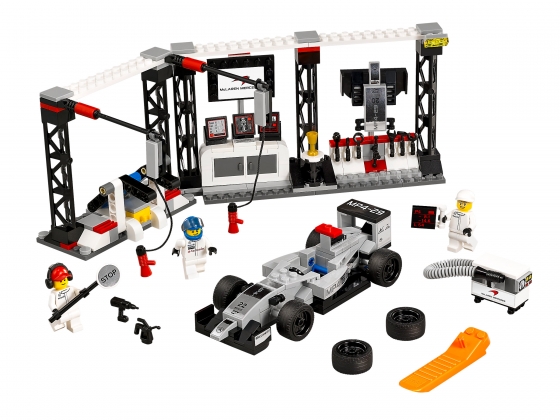 LEGO® Speed Champions McLaren Mercedes Pit Stop 75911 released in 2015 - Image: 1