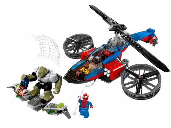LEGO® Marvel Super Heroes Spider-Helicopter Rescue 76016 released in 2014 - Image: 1