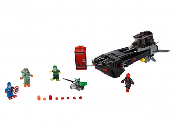 LEGO® Marvel Super Heroes Iron Skull Sub Attack 76048 released in 2016 - Image: 1
