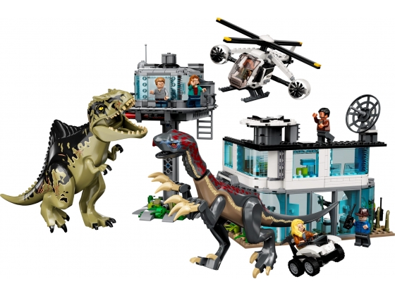 LEGO® Jurassic World Giganotosaurus & Therizinosaurus Angriff 76949 erschienen in 2022 - Bild: 1