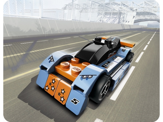 LEGO® Racers Blue Bullet 8193 released in 2010 - Image: 1