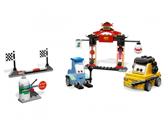 LEGO® Cars Tokyo Pit Stop 8206 released in 2011 - Image: 1