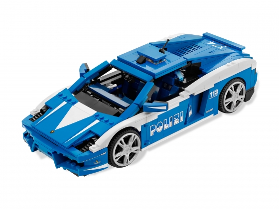 LEGO® Racers Gallardo LP 560-4 Polizia 8214 released in 2010 - Image: 1
