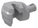 LEGO® Brick: Bigfig Hand Right 10126 | Color: Medium Stone Grey