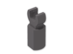 LEGO® Brick: Bar Tube with Clip 11090 | Color: Dark Stone Grey