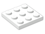 LEGO® Brick: Plate 3 x 3 11212 | Color: White