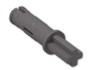 LEGO® Brick: Technic Axle Pin Long with Friction with 2L Pin 11214 | Color: Dark Stone Grey