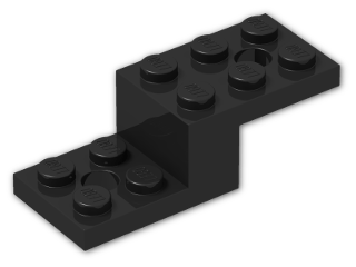 LEGO® Brick: Bracket 5 x 2 x 1.333 11215 | Color: Black