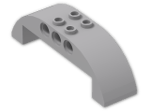 LEGO® Stein: Slope Brick Curved 2 x 8 x 2 Double 11290 | Farbe: Medium Stone Grey