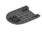 LEGO® Stein: Plane Bottom 6 x 8 x 1 11295 | Farbe: Dark Stone Grey