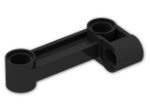 LEGO® Brick: Technic Link 2 x 4 Bent 90 with One Offset Transverse Peghole 11455 | Color: Black