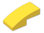 LEGO® Brick: Slope Brick Curved 2 x 1 11477 | Color: Bright Yellow