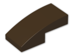 LEGO® Brick: Slope Brick Curved 2 x 1 11477 | Color: Dark Brown