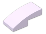 LEGO® Brick: Slope Brick Curved 2 x 1 11477 | Color: Lavender