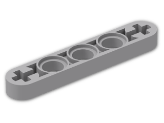 LEGO® Stein: Technic Beam 5 x 0.5 Liftarm with Axle Holes at Both Ends 11478 | Farbe: Medium Stone Grey
