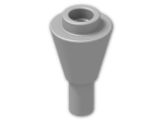LEGO® Brick: Cone 1 x 1 Inverted with Shaft 11610 | Color: Silver