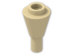 LEGO® Stein: Cone 1 x 1 Inverted with Shaft 11610 | Farbe: Brick Yellow