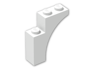 LEGO® Brick: Arch 1 x 3 x 3 13965 | Color: White