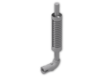 LEGO® Brick: Exhaust Pipe with Pin and Flat Tip 14682 | Color: Medium Stone Grey