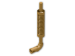 LEGO® Brick: Exhaust Pipe with Pin and Flat Tip 14682 | Color: Warm Gold