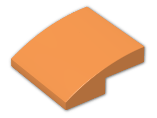 LEGO® Stein: Slope Brick Curved 2 x 2 x 0.667 15068 | Farbe: Bright Orange