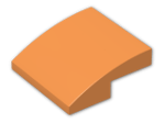 LEGO® Brick: Slope Brick Curved 2 x 2 x 0.667 15068 | Color: Bright Orange