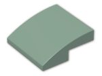 LEGO® Brick: Slope Brick Curved 2 x 2 x 0.667 15068 | Color: Sand Green