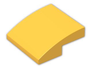 LEGO® Stein: Slope Brick Curved 2 x 2 x 0.667 15068 | Farbe: Flame Yellowish Orange