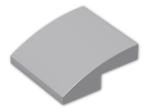 LEGO® Brick: Slope Brick Curved 2 x 2 x 0.667 15068 | Color: Medium Stone Grey
