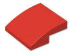 LEGO® Brick: Slope Brick Curved 2 x 2 x 0.667 15068 | Color: Bright Red
