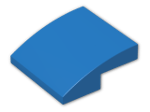 LEGO® Brick: Slope Brick Curved 2 x 2 x 0.667 15068 | Color: Bright Blue