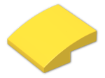 LEGO® Brick: Slope Brick Curved 2 x 2 x 0.667 15068 | Color: Bright Yellow